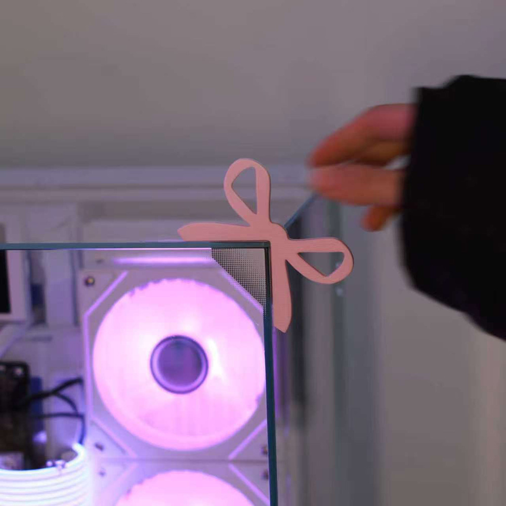 Kawaii Tech Accessories - Monitor Decoration Bow Monitor Corner Decor