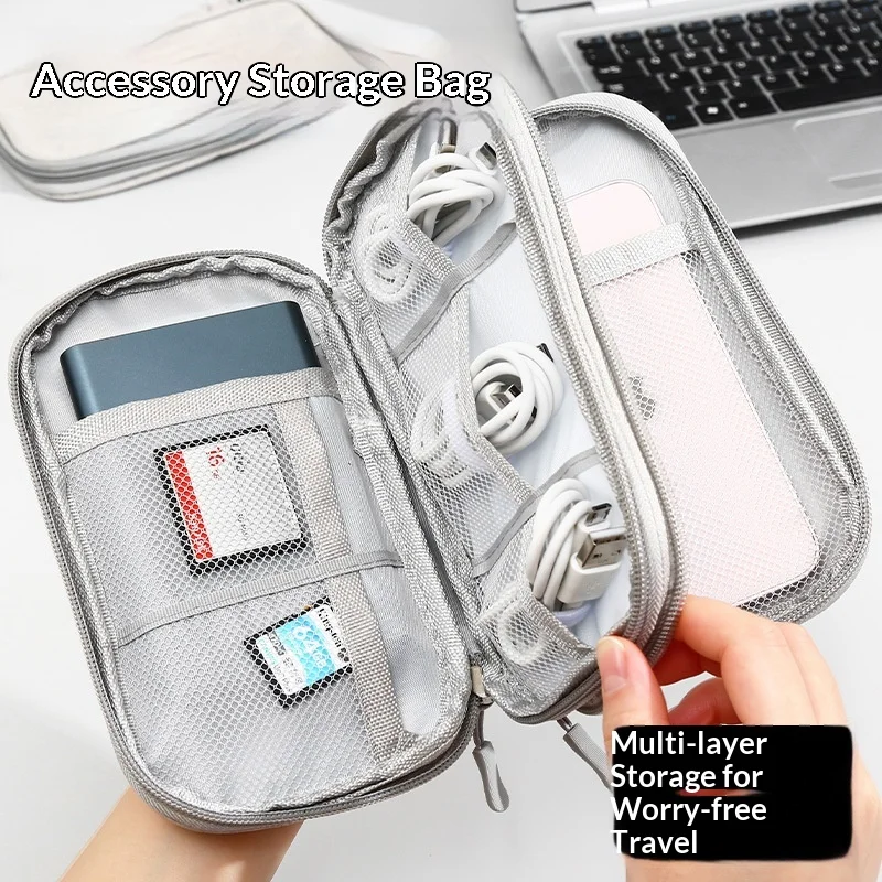 Multi Layer Travel Cable Organ - Tech Accessories Case recension och pris