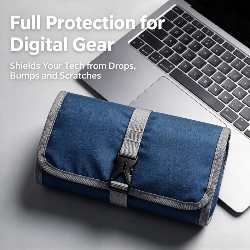Large Capacity Cable Organizer - Tech Accessories Travel Organizer Pouch recension och pris