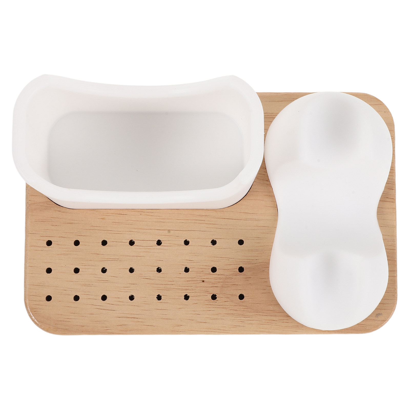 Silicone Nail Drill Holder wit - Tech Accessories Storage recension och pris