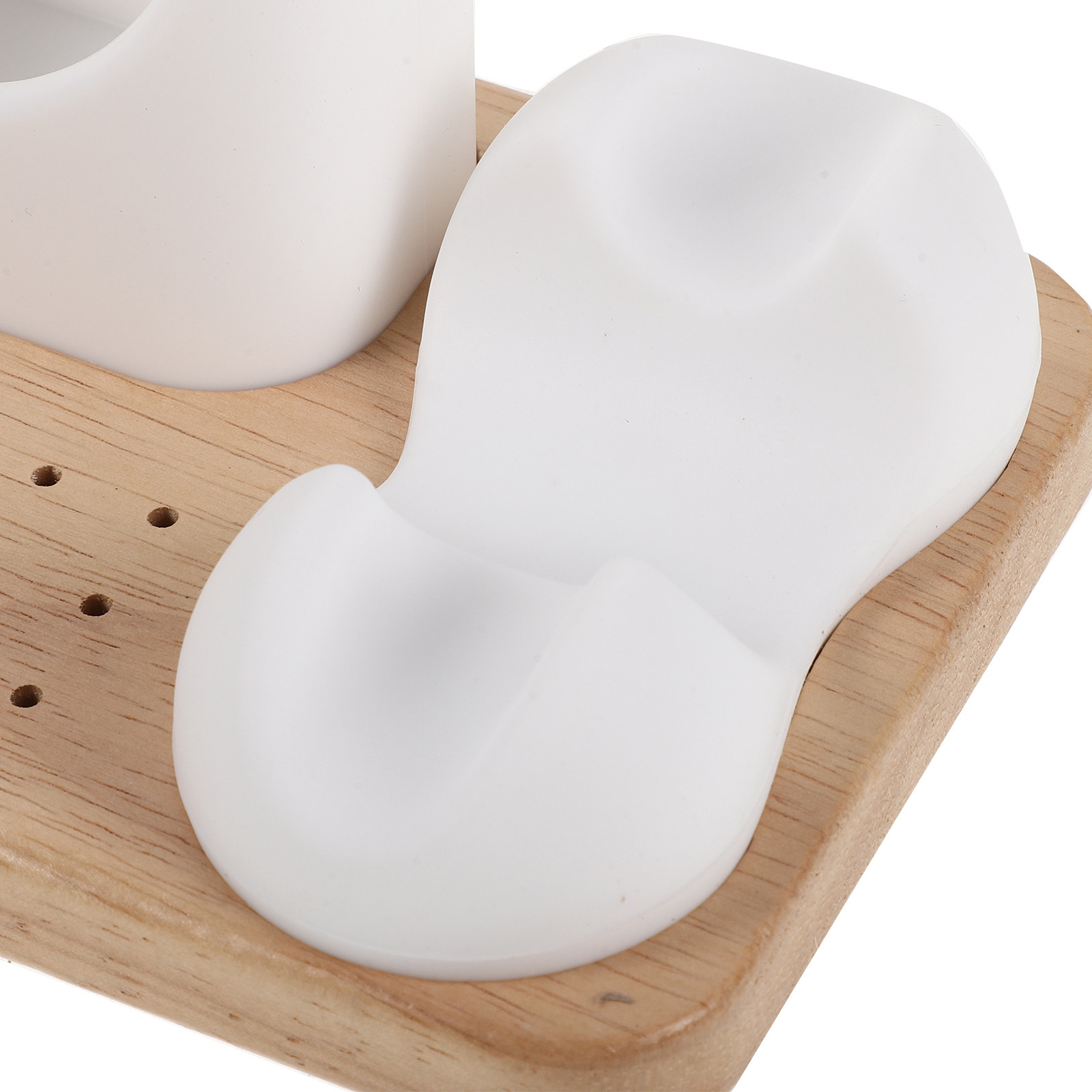 Silicone Nail Drill Holder wit - Tech Accessories Storage recension och pris