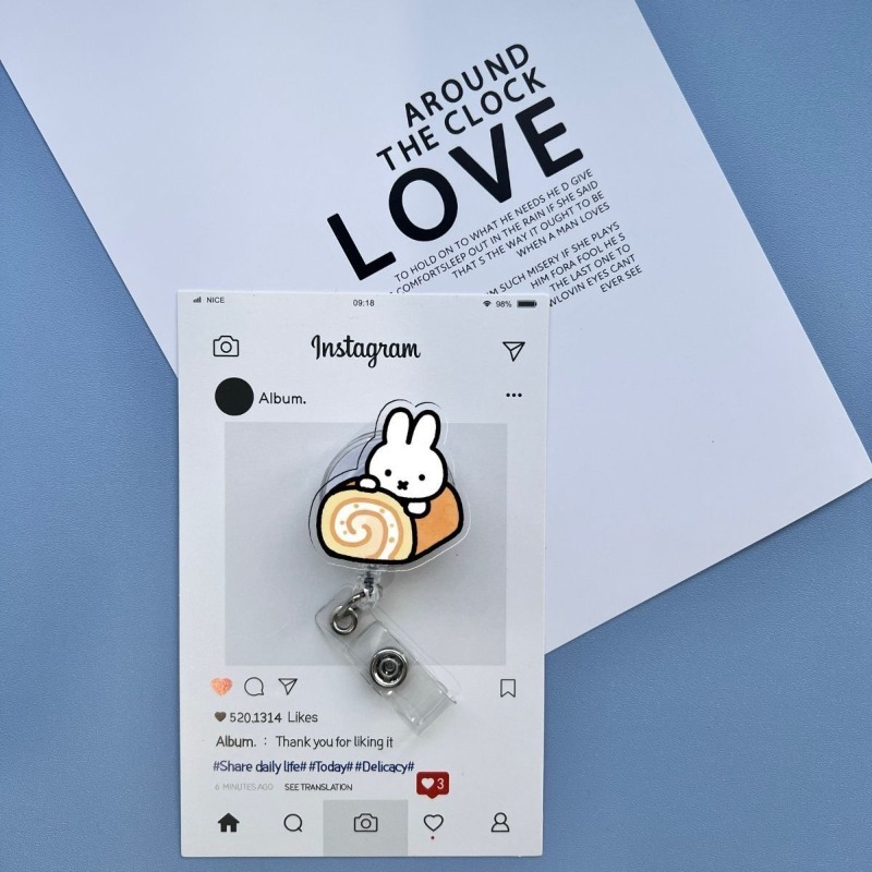 Kawaii Miffy Retractable ID Ba - Kawaii Tech Accessories recension och pris
