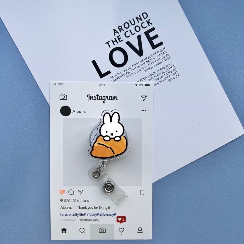 Kawaii Miffy Retractable ID Ba - Kawaii Tech Accessories recension och pris