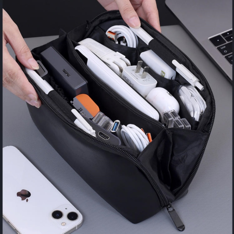 PU Tech Organizer Pouch Travel - Tech Accessories Travel Organizer Pouch recension och pris