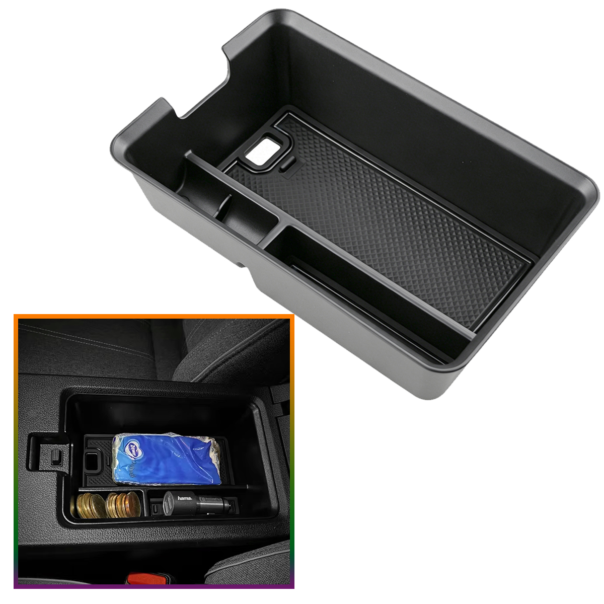 Armrest Storage Box for Renaul - Tech Accessories Storage recension och pris